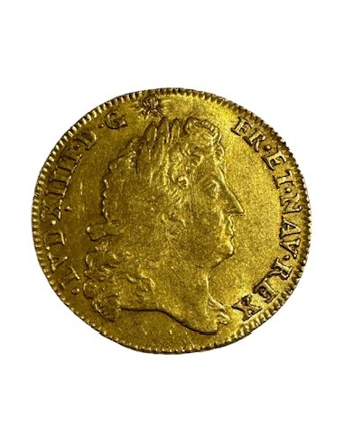 Louis d’or – Louis XIV – 1690 L Couronnée Lille...