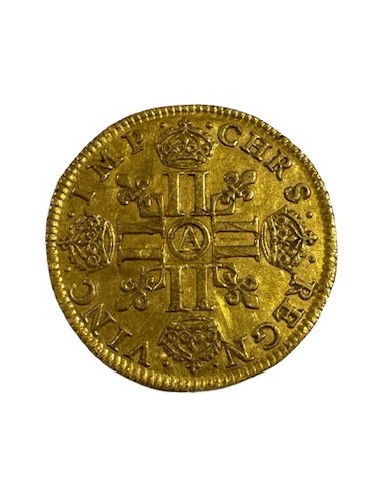 1/2 Louis d’or – Louis XIII – 1642 A Paris –...