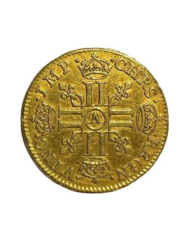 Louis d’or – Louis XIII – 1640 A Paris – Mèche...