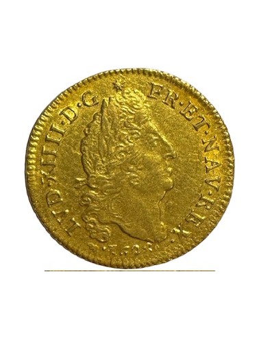 Louis d’or – Louis XIV – 1695 D Lyon – Aux 4L –...