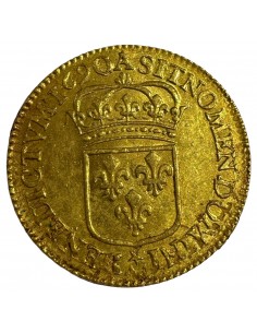 Portrait de Louis XIV tourné vers la droite, portant une longue perruque royale. 2