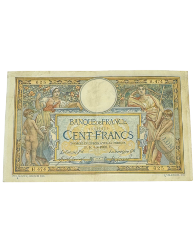 Billet 100 Francs Luc Olivier Merson – LOM 02