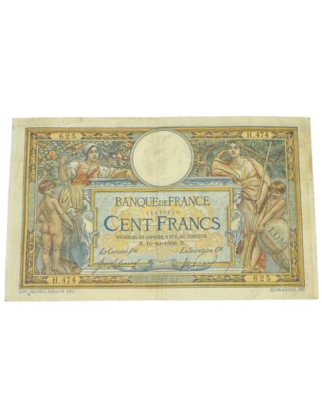 Billet 100 Francs Luc Olivier Merson – LOM 02