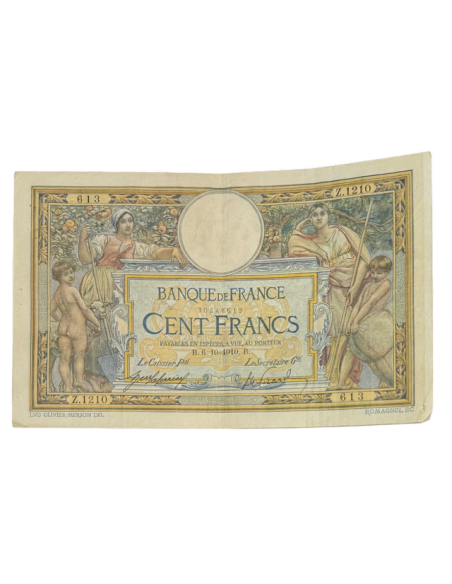 Billet 100 Francs Luc Olivier Merson – SANS LOM 02