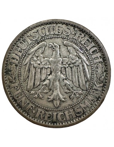 5 Reichsmark Argent – Allemagne 1927 A (Aigle /...
