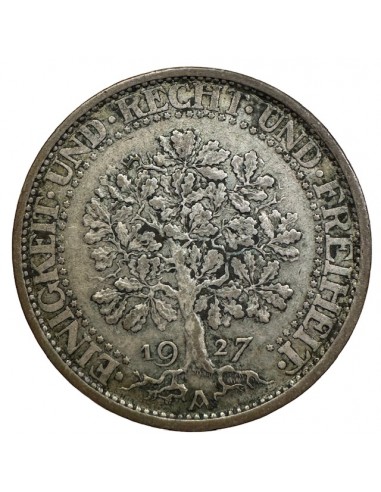5 Reichsmark Argent – Allemagne 1927 A (Aigle /...