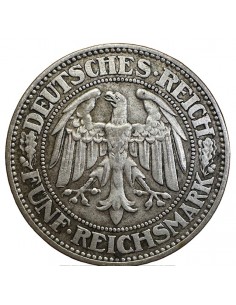 5 Reichsmark Argent – Allemagne 1928 A BERLIN - (Aigle /... 2