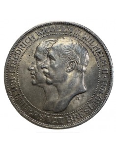 3 Mark Argent – Prusse Wilhelm II 1911 A – FDC