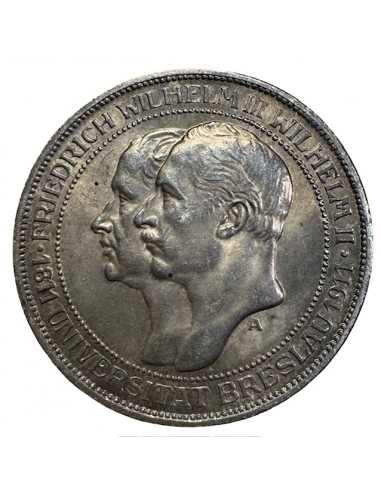 3 Mark Argent – Prusse Wilhelm II 1911 A – FDC