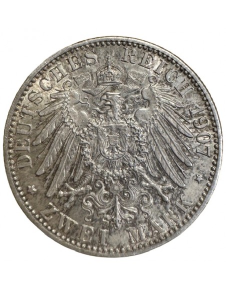 5 Mark Argent – Baden Friedrich I 1903 – TTB+