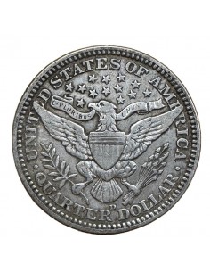 Quarter Dollar Argent – États-Unis Barber 1915 D Denver –... 2