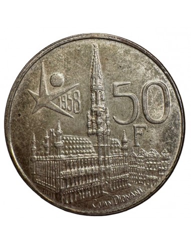 50 Francs Argent – Belgique Baudouin – Brussels...