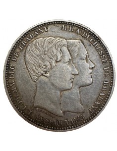 5 Francs Argent Belgique 1853 -mariage du Duc de Brabant... 2