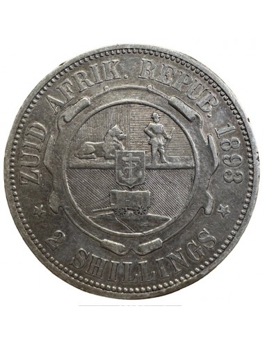 2 Shillings Argent – Afrique du Sud Paul Kruger...