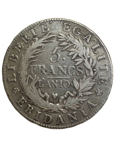 5 Francs Argent – Gaule Subalpine – An 10 –...