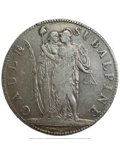 5 Francs Argent – Gaule Subalpine – An 10 – Eridania