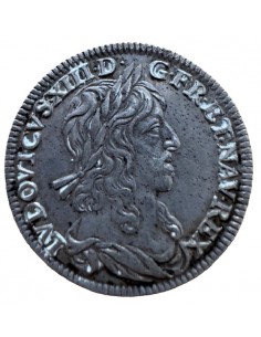 1/12 Écu en argent – Louis XIII – 2ᵉ poinçon de Warin –...