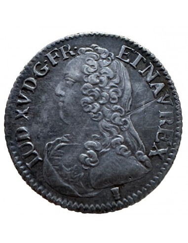 1/5 Écu en argent – Louis XV – Aux branches...