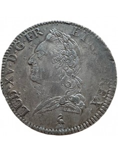 Écu en argent – Louis XV – 1774 A Paris – À la Vieille...