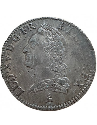 Écu en argent – Louis XV – 1774 A Paris – À la...