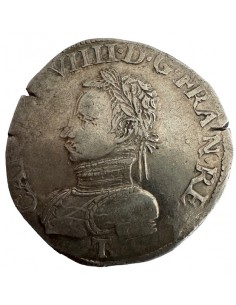TESTON Argent Charles IX – 1562 – Variété VIIII –...