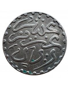 1 Dirham Argent – Maroc AH 1321 (1903) – 1/10 Rial – TTB/SUP 2