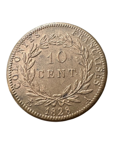 COLONIES FRANÇAISES — GUYANE — 10 CENTIMES — CHARLES X —... 2