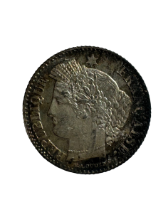 20 Centimes Argent Cérès – 2e République – 1850 A (Paris)...