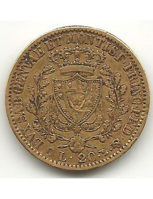 20 Lire - Charles Félix - 1828 2