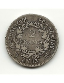 2 Francs Napoléon Cal. Révolutionnaire - AN13 W